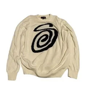 レトリバー \STUSSY Swirl Applique Stussy Swirl Applique Crewsweat Ash Heather – Flavour Skateshop